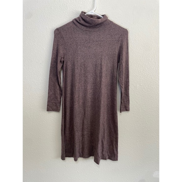 American Eagle Outfitters Dresses & Skirts - American Eagle Y2K Dress Women XS Mauve Purple Excellent Turtleneck Marled Knit